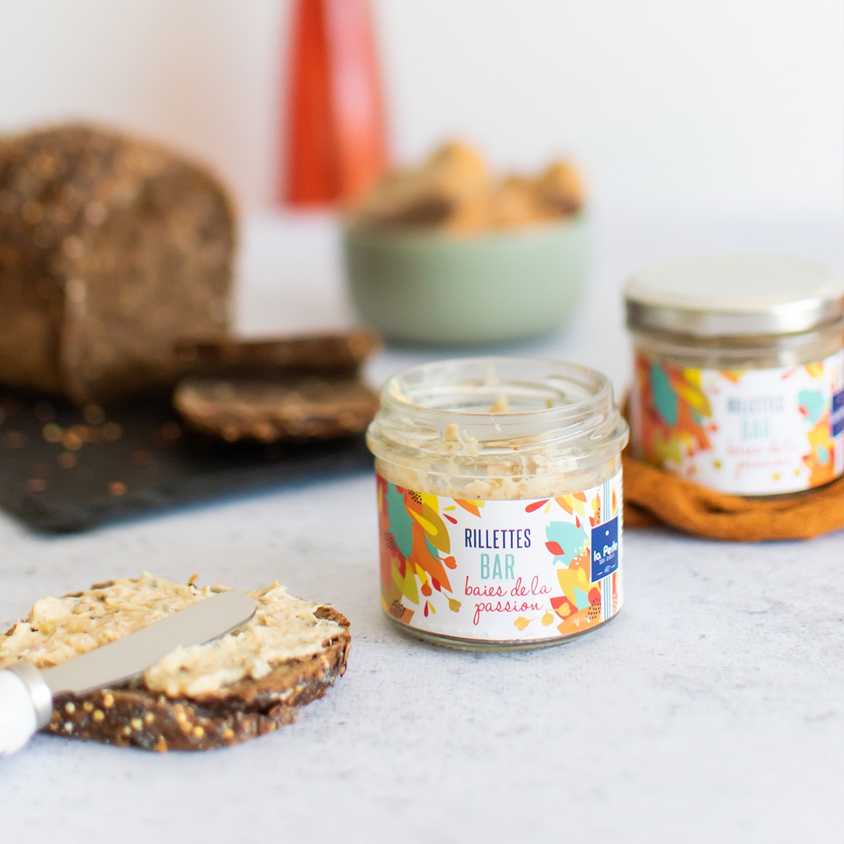 Lot de rillettes bar aux...