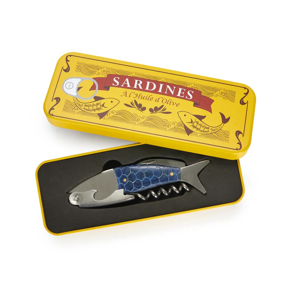 Tire bouchon sardine