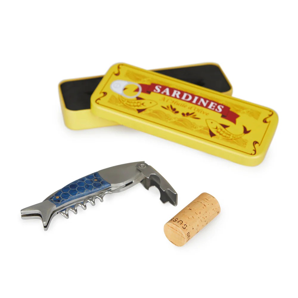 Tire bouchon sardine