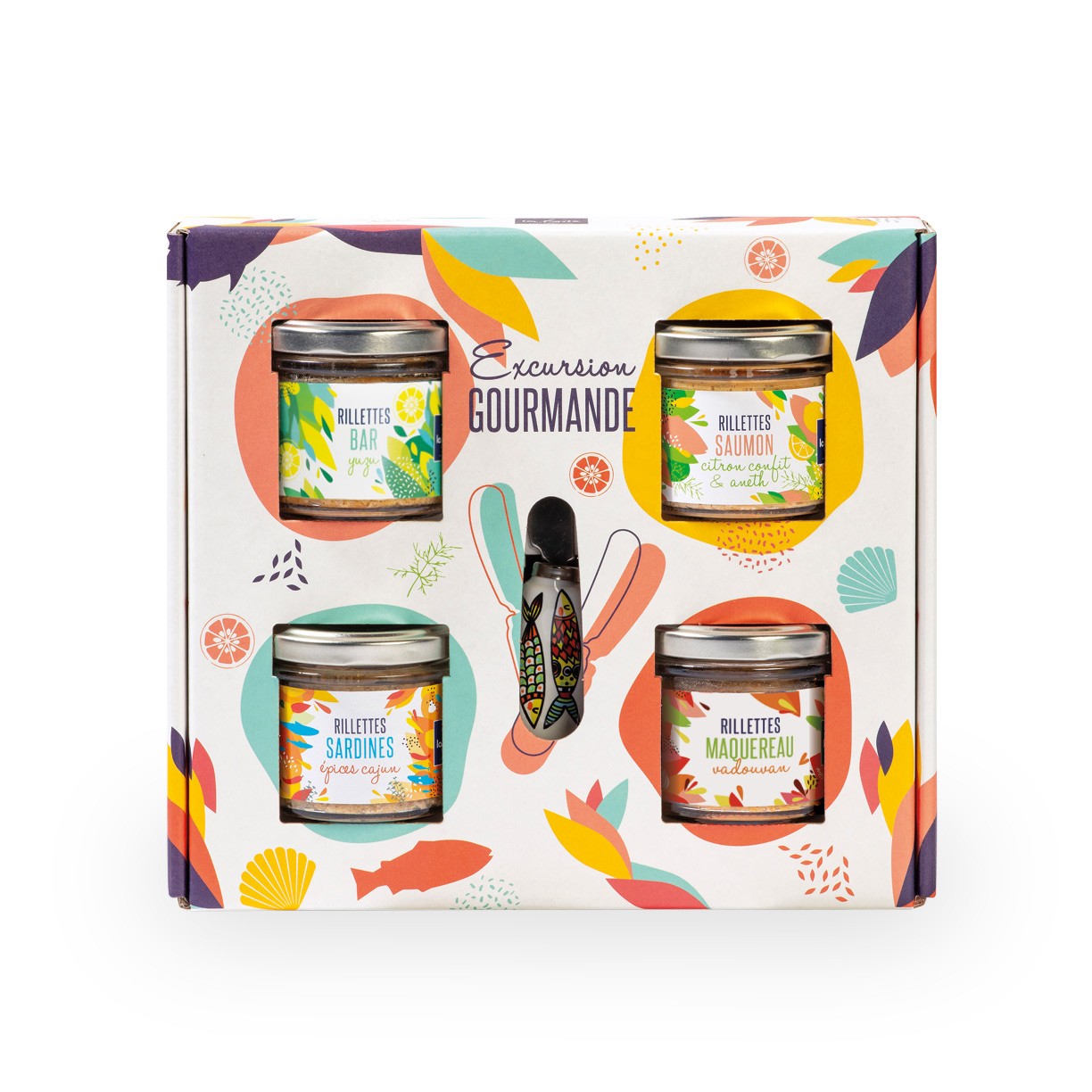 Coffret rillettes "Excursion Gourmande" Coffret rillettes "Excursion Gourmande"