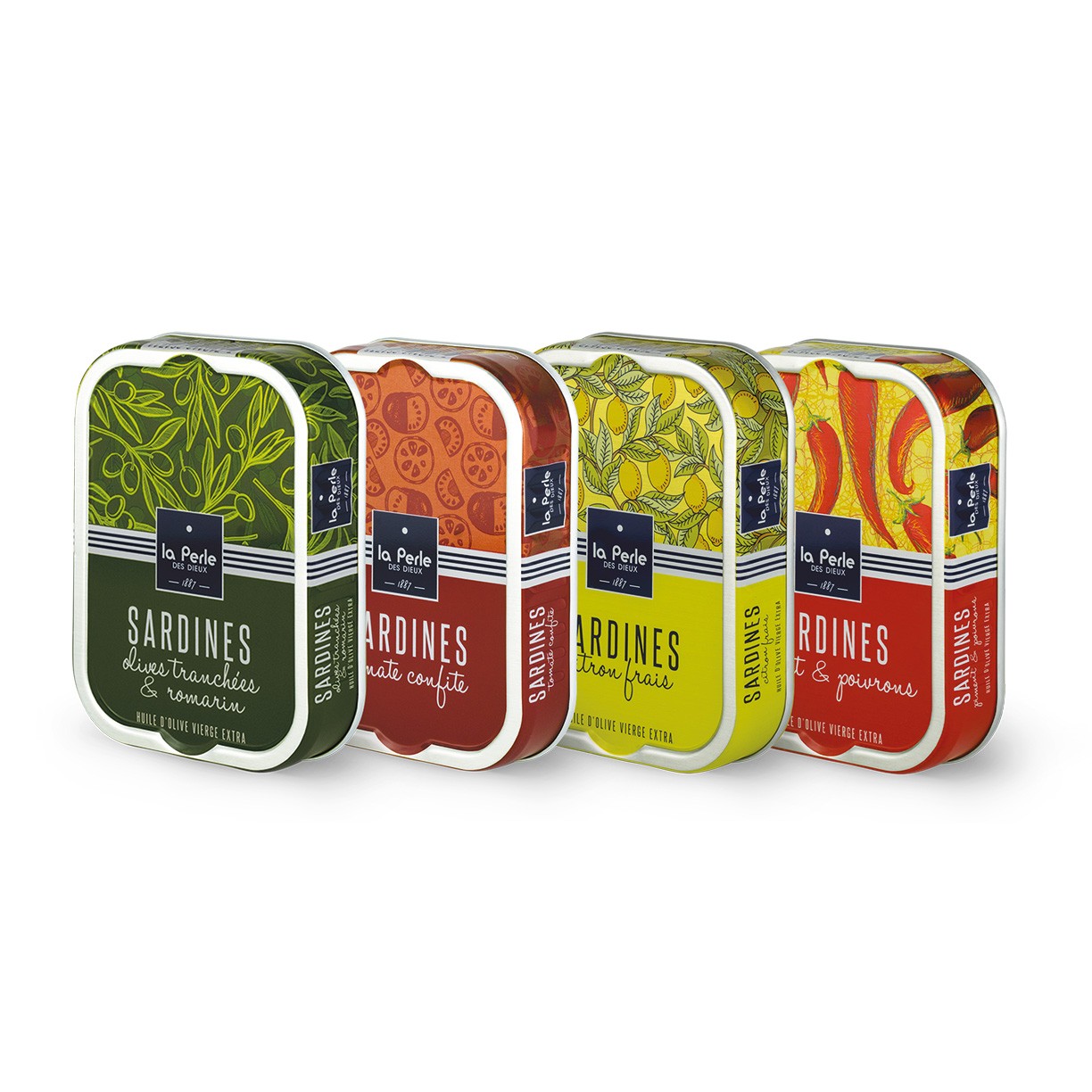 Assortiment dégustation de sardines