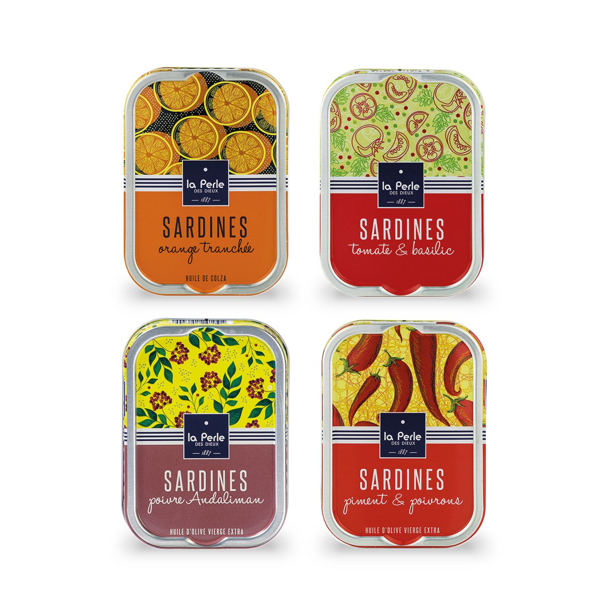 Assortiment de sardines gourmandes