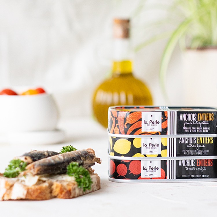 Découvrez notre gamme d'anchois