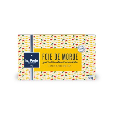 Foie de morue fumé au bois de hêtre