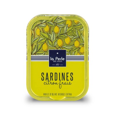 Sardines à l'huile d'olive et au citron frais