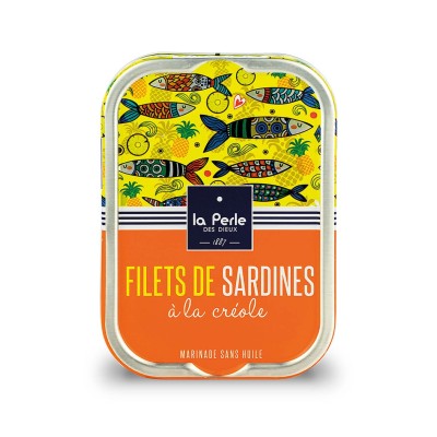 Filets de sardines sans huile à la créole