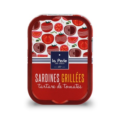 Sardines grillées au tartare de tomates