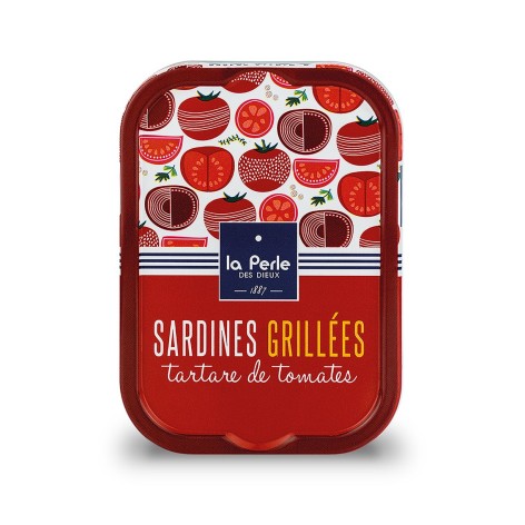 Sardines grillées au tartare de tomates