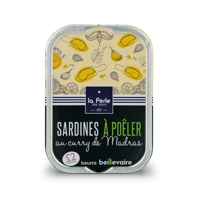 Sardines à poêler au curry de Madras