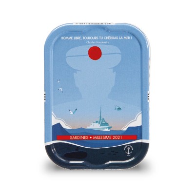 Lot de 4 boîtes de sardines...