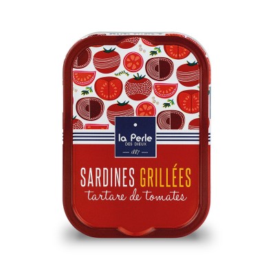 Lot de sardines grillées au...