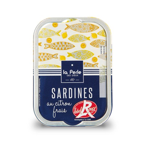 Sardines Label Rouge au citron frais