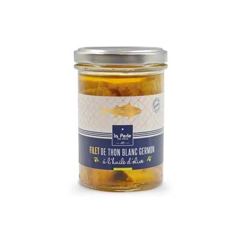 Filets de thon blanc Germon à l'huile d'olive 190g