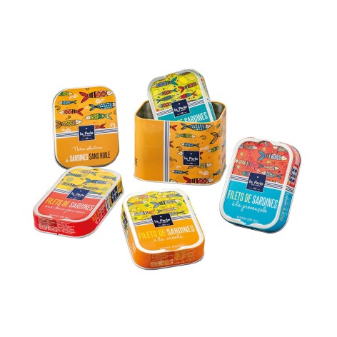 Coffret "Notre sélection de sardines sans huile" Coffret "Notre sélection de sardines sans huile"