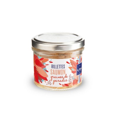 Lot de rillettes saumon aux...