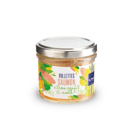 Lot de rillettes saumon au...