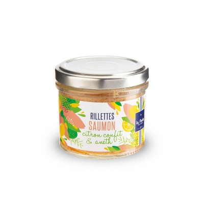 Lot de rillettes saumon au...