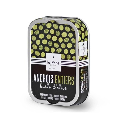 Anchois entiers à l'huile d'olive Anchois entiers à l'huile d'olive