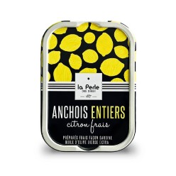 Anchois entiers au citron frais
