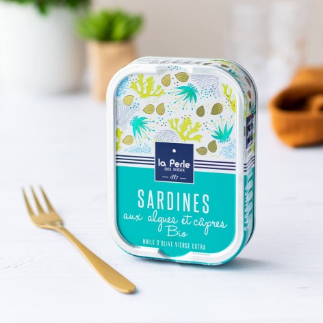 Sardines algues et câpres BIO
