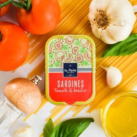 Sardines à la tomate et au basilic