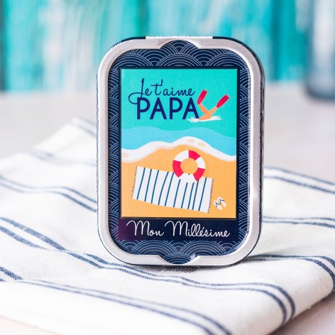Sardines mon millésime - Je t'aime papa