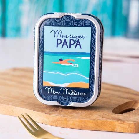 Sardines mon millésime - Mon super papa