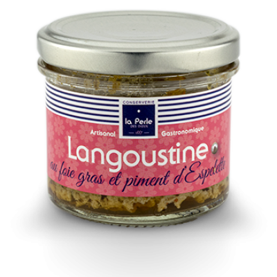 Langoustine au foie gras et piment d'Espelette